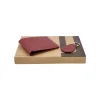 BYFT004990 Jafferjees Genuine Leather Men's Wallet Set Easter Island   Maroon B