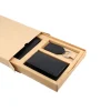 BYFT005002 Jafferjees Genuine Leather Men's Wallet Set Mount Eden   Black B