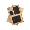 BYFT005002 Jafferjees Genuine Leather Men's Wallet Set Mount Eden   Black C