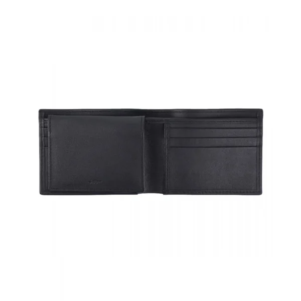 BYFT005002 Jafferjees Genuine Leather Men's Wallet Set Mount Eden   Black D