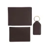 BYFT005003 Jafferjees Genuine Leather Men's Wallet Set Mount Eden   Brown