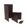 BYFT005006 Jafferjees Genuine Leather Men's Wallet Set The Louvre   Brown A