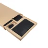 BYFT005009 Jafferjees Genuine Leather Men's Wallet Set Petra   Black C