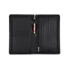 BYFT005009 Jafferjees Genuine Leather Men's Wallet Set Petra   Black E