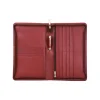 BYFT005011 Jafferjees Genuine Leather Men's Wallet Set Petra   Maroon D