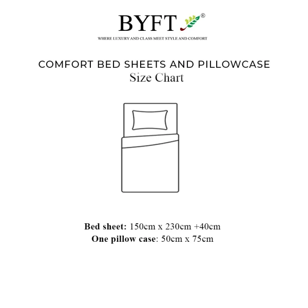 BYFT009094 BYFT Orchard Comfort Yellow Geomatric Tile Pattern Printed Single Sheet & One Pillowcase 150 x 230 cm Microfiber Set of 1 C