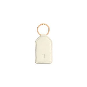 BYFT014023 Jafferjees Genuine Leather Keychain   Off White