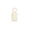 BYFT014023 Jafferjees Genuine Leather Keychain   Off White A