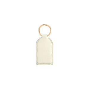 BYFT014023 Jafferjees Genuine Leather Keychain   Off White A