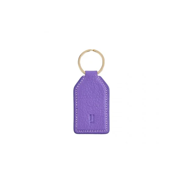 BYFT014025 Jafferjees Genuine Leather Keychain   Purple