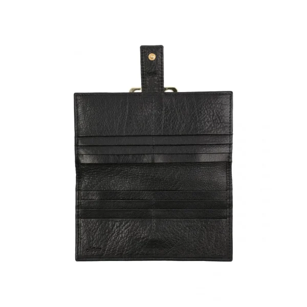 BYFT014026 Jafferjees Genuine Leather Women's Wallet   Black B