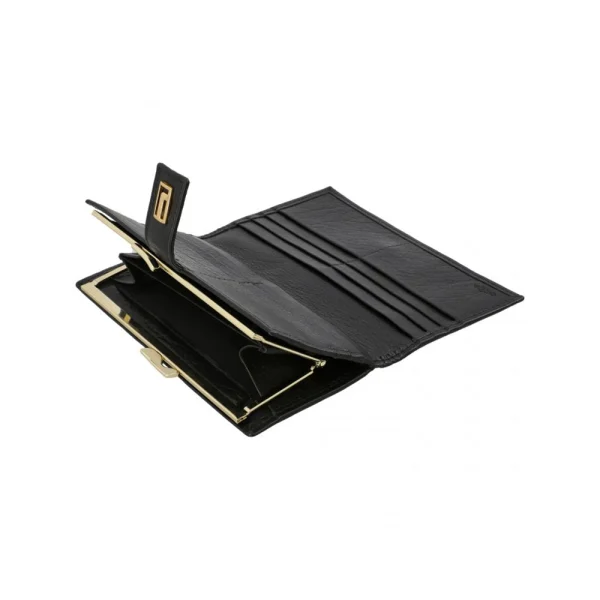 BYFT014026 Jafferjees Genuine Leather Women's Wallet   Black C