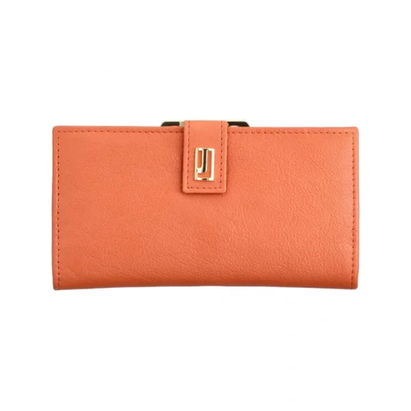 BYFT014028 FRAME WOMEN WALLET ORANGE GOLD LEATHER IMMER