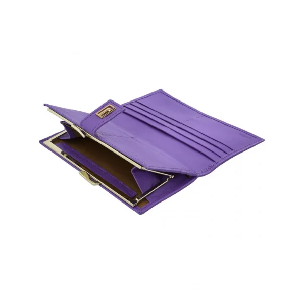 BYFT014029 Jafferjees Genuine Leather Women's Wallet   Purple C