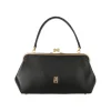 BYFT014030 FRAME BAG MEDIUM BLACK GOLD LEATHER IMMER