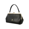 BYFT014030 FRAME BAG MEDIUM BLACK GOLD LEATHER IMMER A