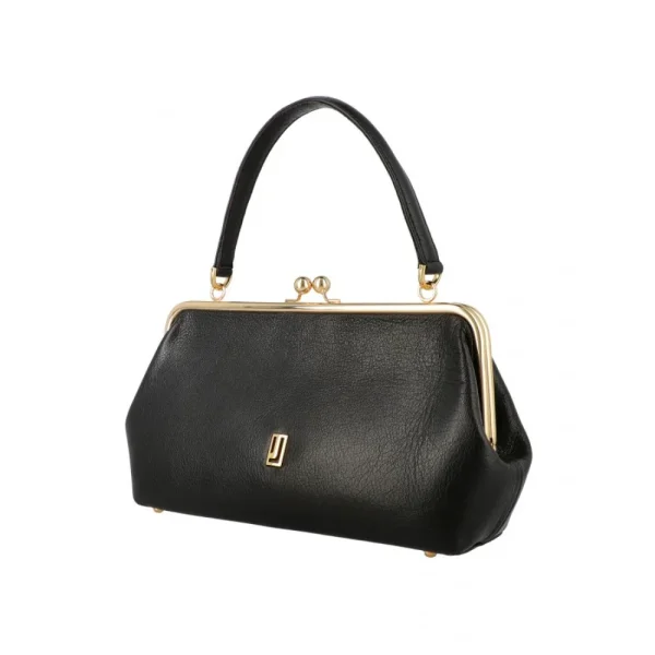 BYFT014030 FRAME BAG MEDIUM BLACK GOLD LEATHER IMMER A