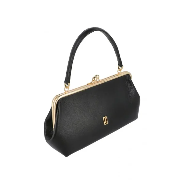 BYFT014030 FRAME BAG MEDIUM BLACK GOLD LEATHER IMMER C