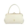 BYFT014031 FRAME BAG MEDIUM OFF WHITE GOLD LEATHER IMMER