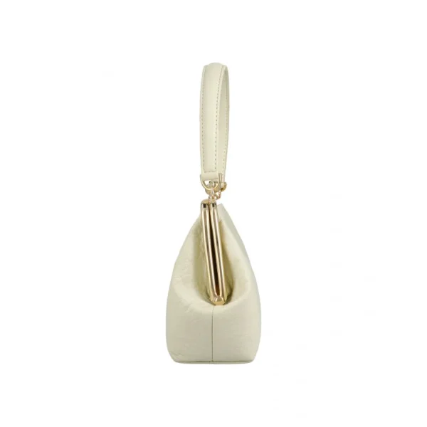 BYFT014031 FRAME BAG MEDIUM OFF WHITE GOLD LEATHER IMMER C