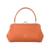 BYFT014032 FRAME BAG MEDIUM ORANGE GOLD LEATHER IMMER