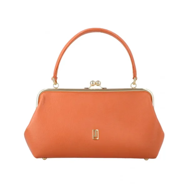 BYFT014032 FRAME BAG MEDIUM ORANGE GOLD LEATHER IMMER