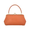 BYFT014032 FRAME BAG MEDIUM ORANGE GOLD LEATHER IMMER B