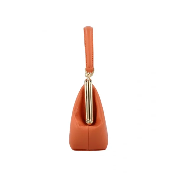 BYFT014032 FRAME BAG MEDIUM ORANGE GOLD LEATHER IMMER C