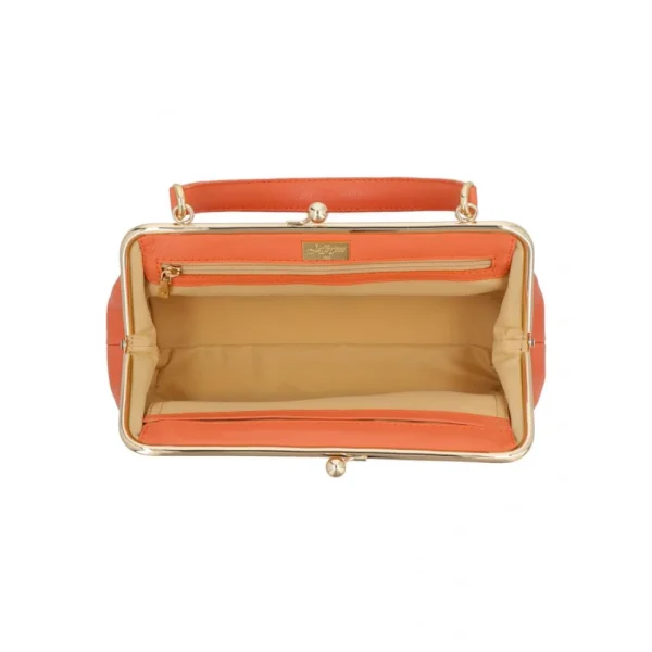 BYFT014032 FRAME BAG MEDIUM ORANGE GOLD LEATHER IMMER E