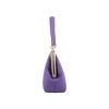 BYFT014033 FRAME BAG MEDIUM DARK PURPLE GOLD LEATHER IMMER C