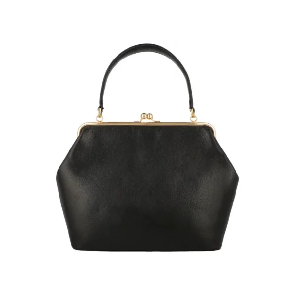 BYFT014034 FRAME BAG LARGE BLACK GOLD LEATHER IMMER C