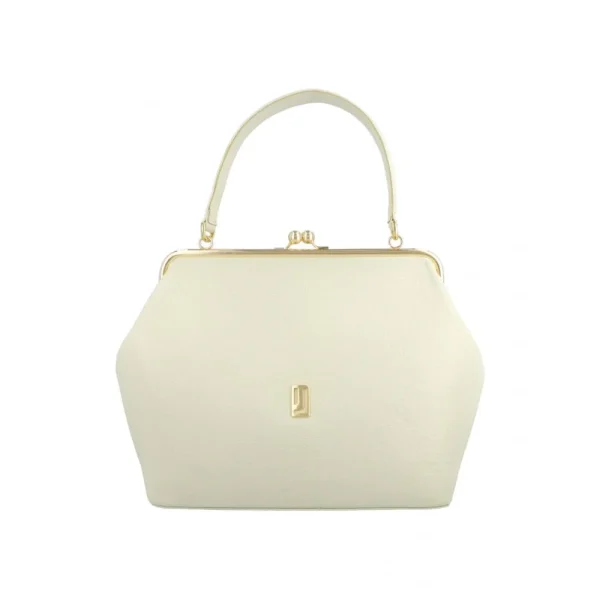 BYFT014035 FRAME BAG LARGE OFF WHITE GOLD LEATHER IMMER