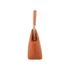 BYFT014036 FRAME BAG LARGE ORANGE GOLD LEATHER IMMER D