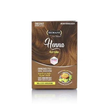 BYFT018196 Henna Natural Hair Color 60g Chestnut