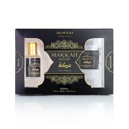 BYFT018702 Makkah Gift Set 2in1 Attar & Bakhoor