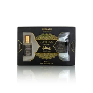 BYFT018825 Rayhan Bakhoor & Attar Gift Set