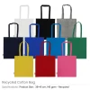 BYFT005735 BYFT Recycled Bag Black 38 x 41 Cm Cotton 145 Gsm Set of 01   CSB 08 RE BLK