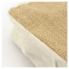 BYFT005758 BYFT Natural Jute with Cotton Zipper Pouches Set of 01   PCH 006 NAT B