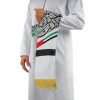 BYFT005778 BYFT UAE Flag Polyester Scarf with Gold Tassel Set of 01   SC 06 D