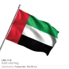 BYFT005780 BYFT UAE Flag 150 x 90 Cm Satin Set of 01   UAE F B