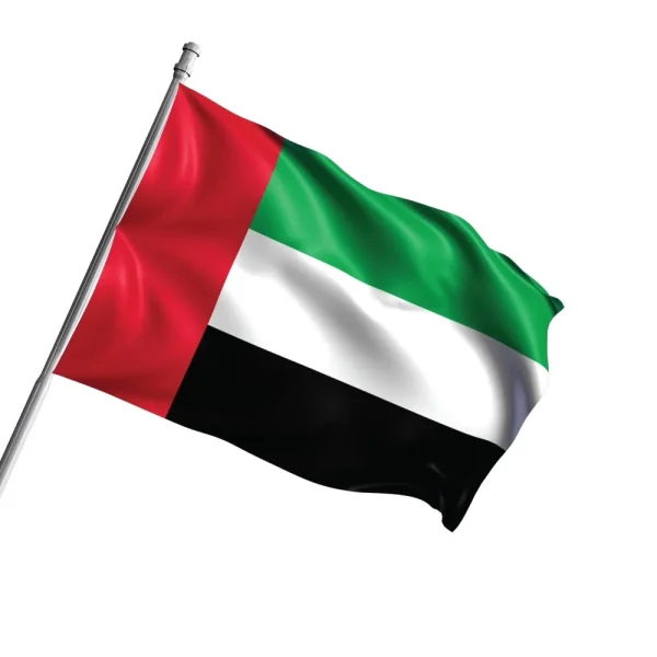 BYFT005780 BYFT UAE Flag 150 x 90 Cm Satin Set of 01   UAE F B A