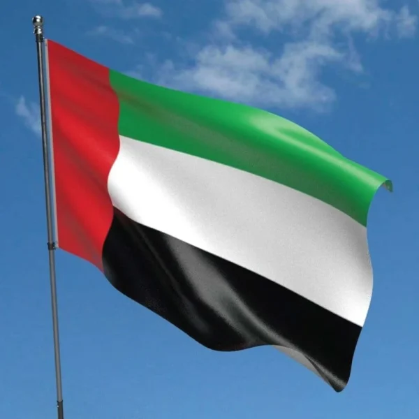 BYFT005780 BYFT UAE Flag 150 x 90 Cm Satin Set of 01   UAE F B B