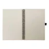 BYFT005784 BYFT A5 Dirty White Milk Paper Spiral Notebook 70 Sheet 80 Gsm Set of 01   RNP 13 B