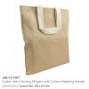 BYFT005786 BYFT Jute Bag with Webbing Handle 250 Gsm Set of 01   JSB 13 NAT