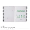 BYFT005800 BYFT B6 Plantable Spiral Notebook with Wild Flower Seed Set of 01   SPS 08