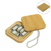 BYFT005817 BYFT Multi USB Charging Cable set in Sqyare Bamboo Case Set of 01   OC BS6 A