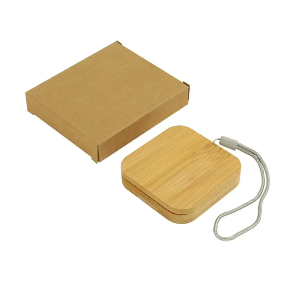 BYFT005817 BYFT Multi USB Charging Cable set in Sqyare Bamboo Case Set of 01   OC BS6 D