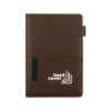 BYFT005840 BYFT A5 Dorniel Grey PU Notebook with Front Pocket and Magnetic Flap Set of 01   MBD 06 C