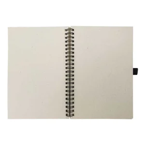 BYFT005842 BYFT A5 White Milk Paper Spiral Notebook 70 Sheet 80 Gsm Set of 01   RNP 13 A