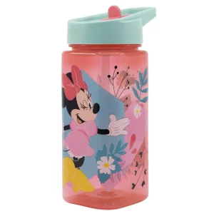 BYFT014835 Disney Bottle Minnie Mouse Being More Minnie 510 Ml Multicolor Square Plastic Set of 01   RJ74414